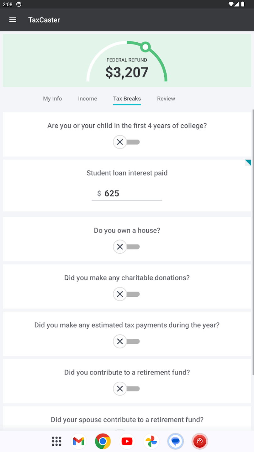 Tax Calculator Visual